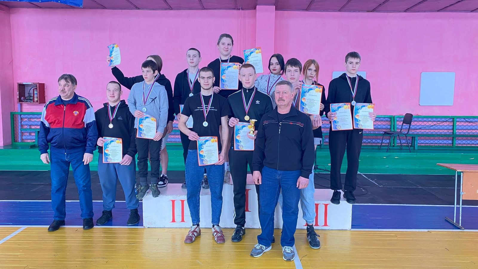 ГИРЕВОЙ СПОРТ В ЗАЧЁТ XXVI РАЙОННОГО ФЕСТИВАЛЯ ОБУЧАЮЩИХСЯ.